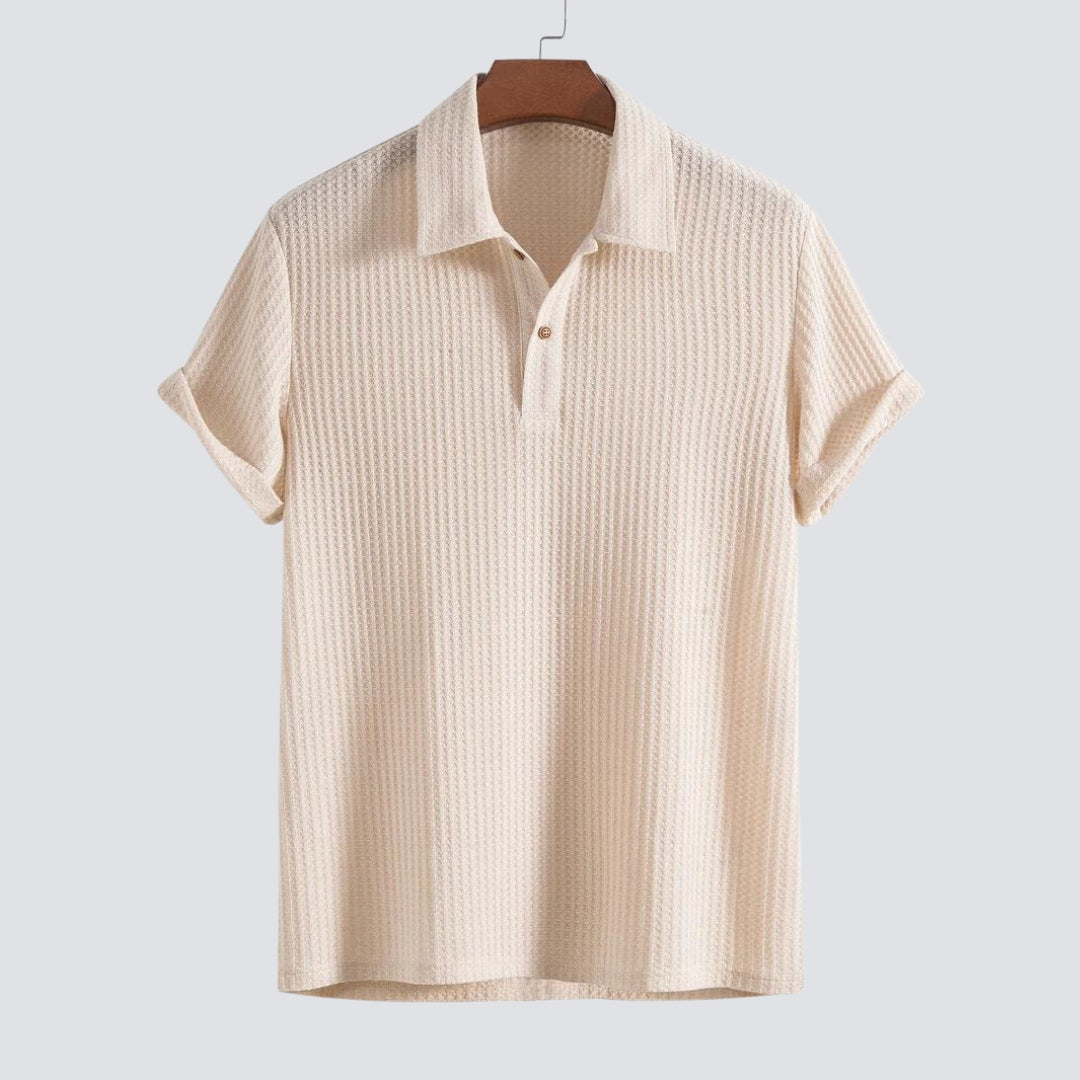 Fabio® | Wafel Gebreide Polo