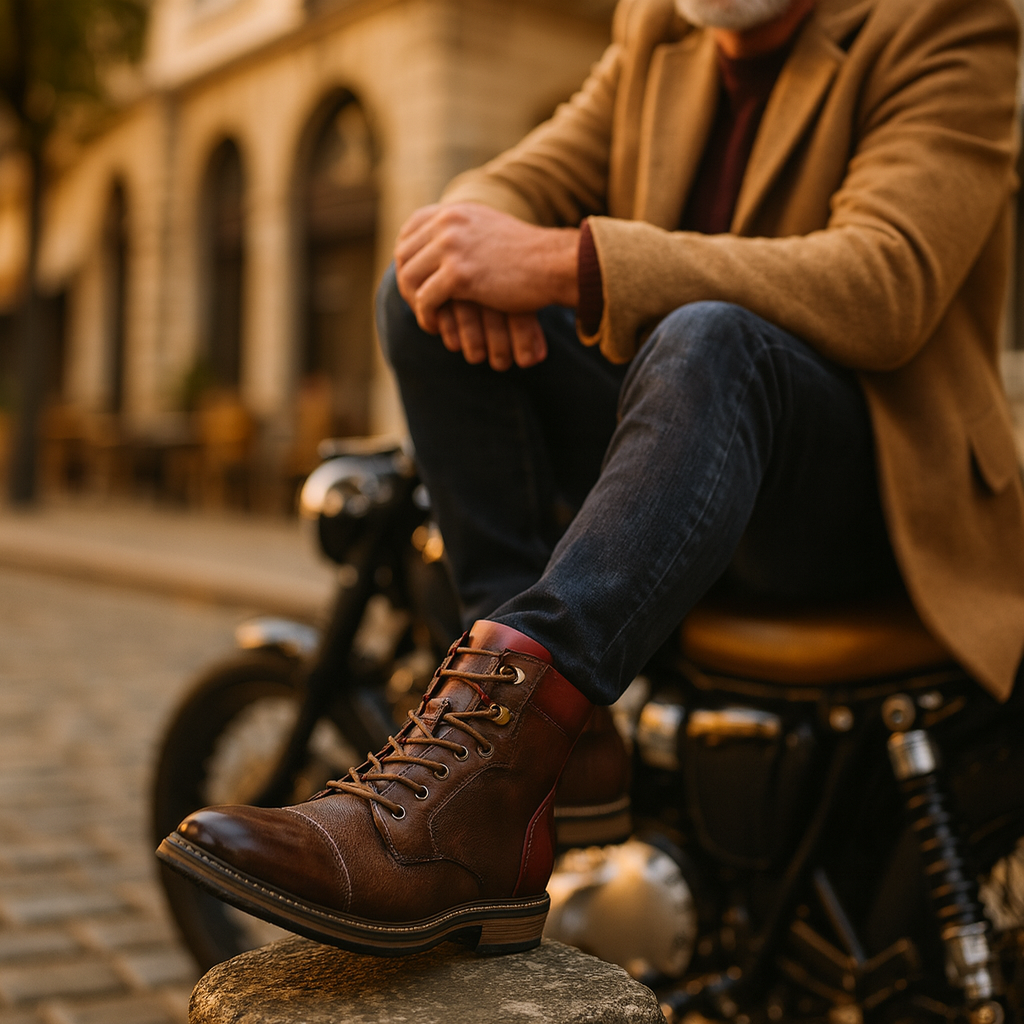 Augustin | Leren boots voor mannen