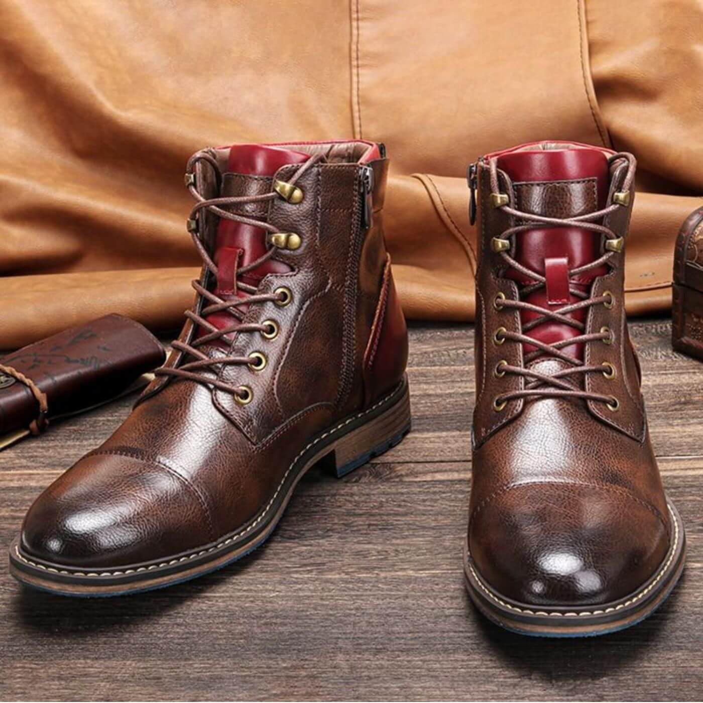 Augustin | Leren boots voor mannen