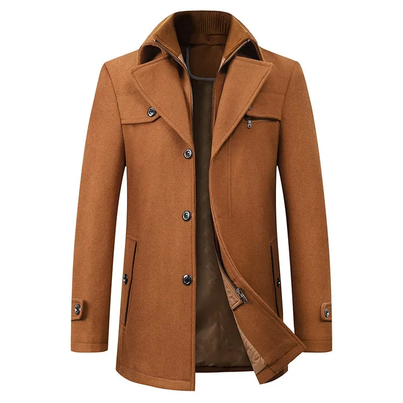 Stephon | Business Casual Verstevigde Mantel