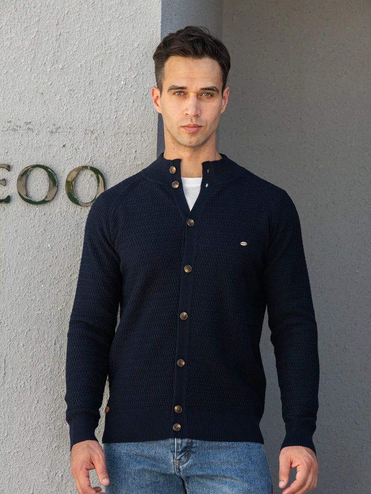 Niels | Exclusieve Katoenen Cardigan
