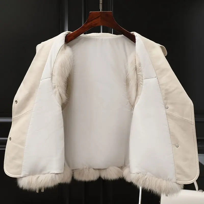 Jasmijn | Elegante leren vest