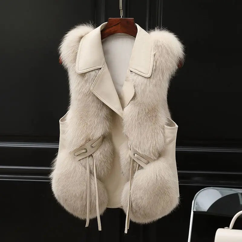 Jasmijn | Elegante leren vest