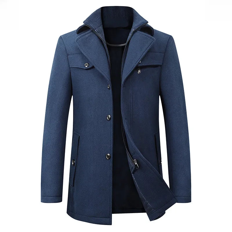 Stephon | Business Casual Verstevigde Mantel