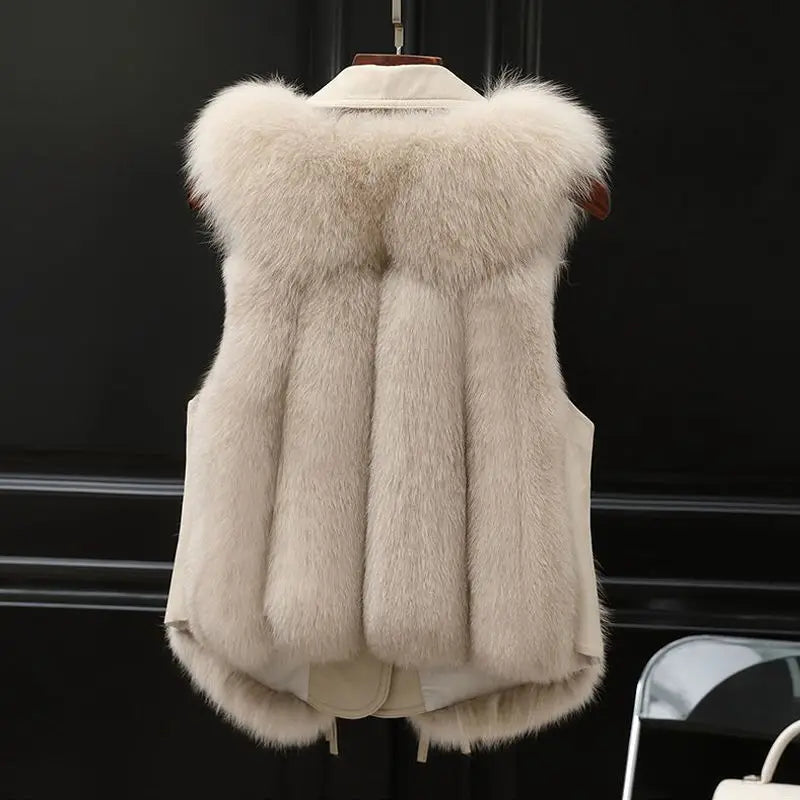 Jasmijn | Elegante leren vest