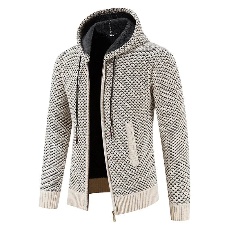 Jurgen | Premium fleece gevoerde herentrui