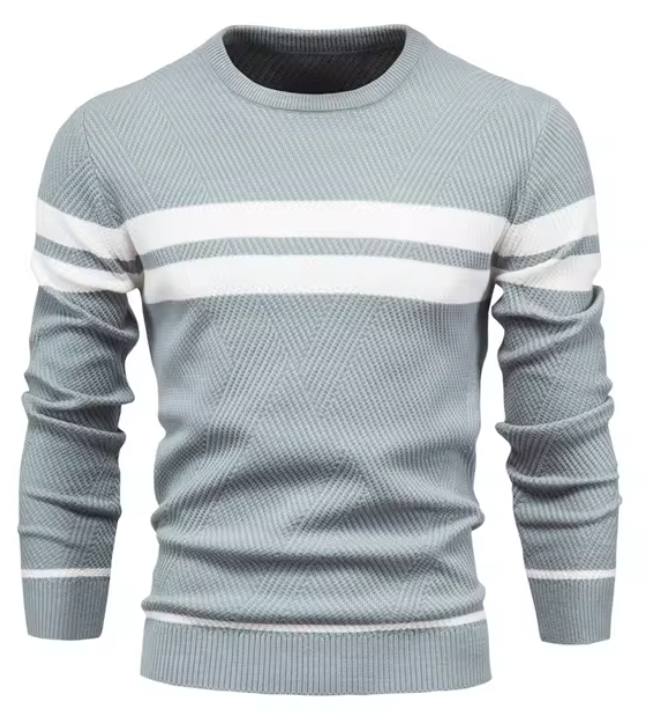 Jacob | Elegante trui voor mannen met een herringbone patroon