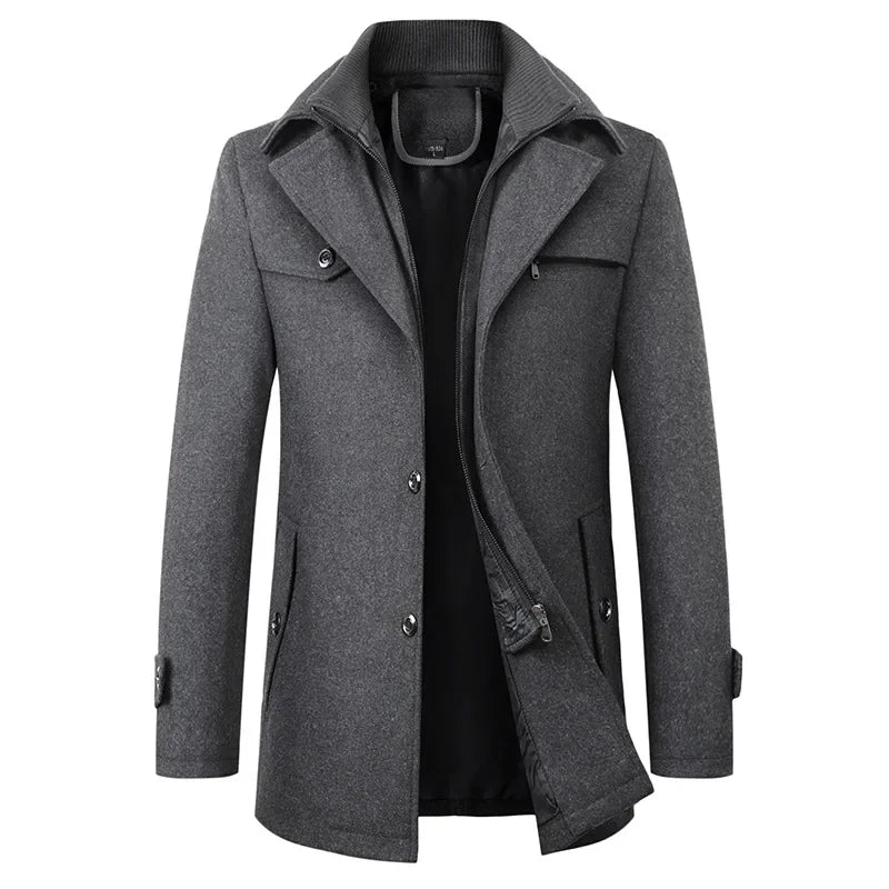 Stephon | Business Casual Verstevigde Mantel