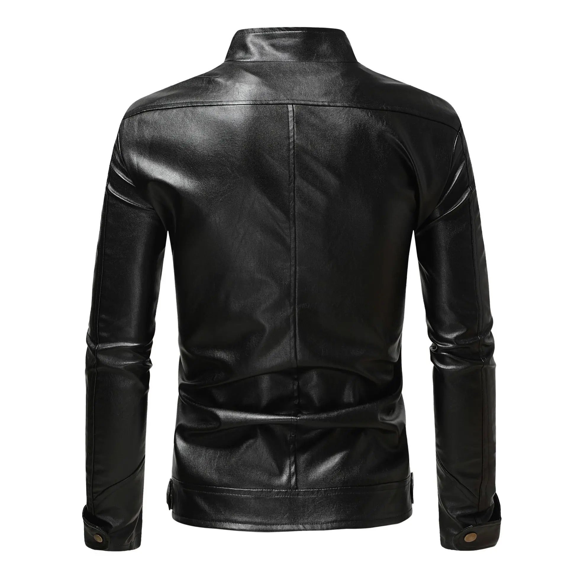 Elegante Heren Leren Jas