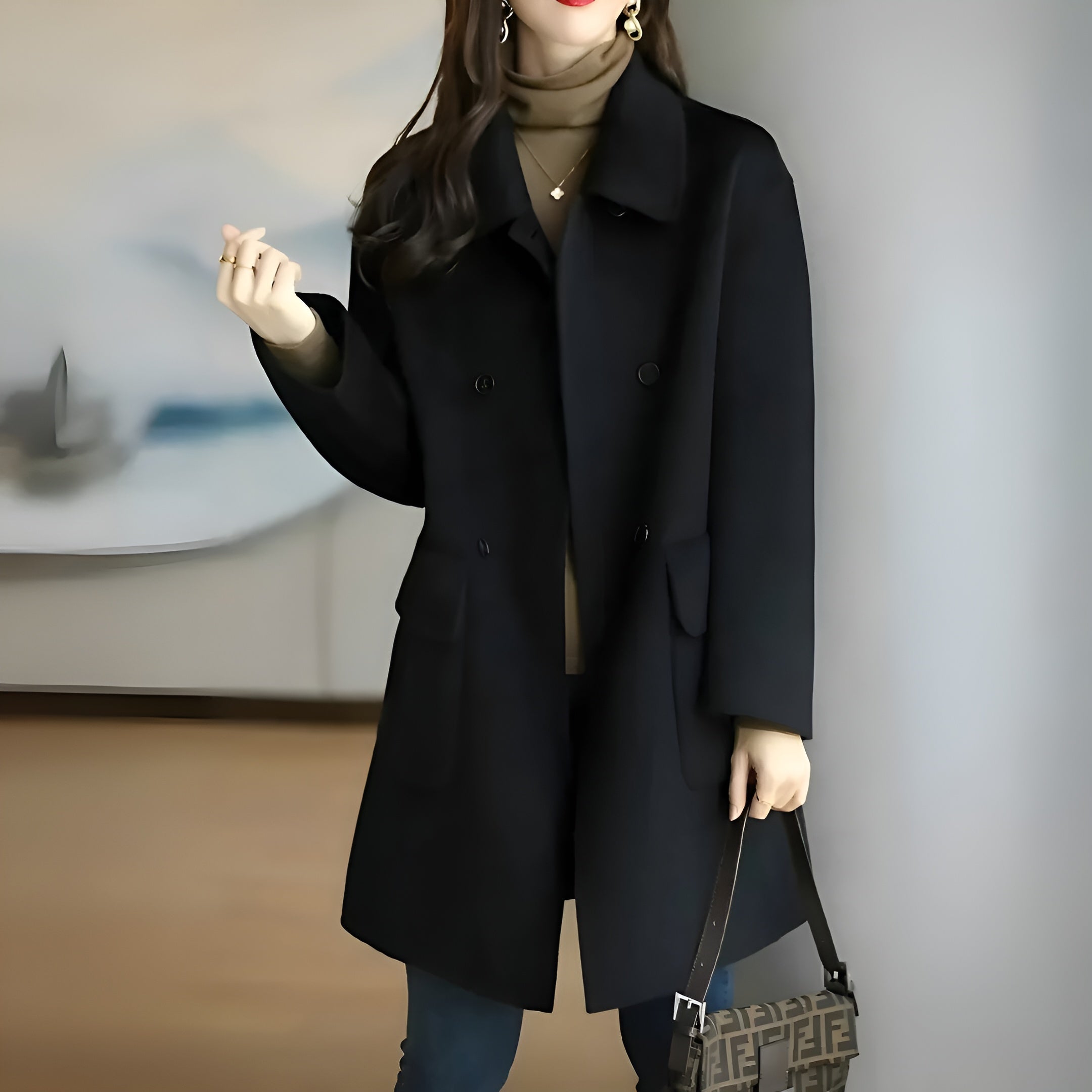Camille | Een elegante en warme winterjas