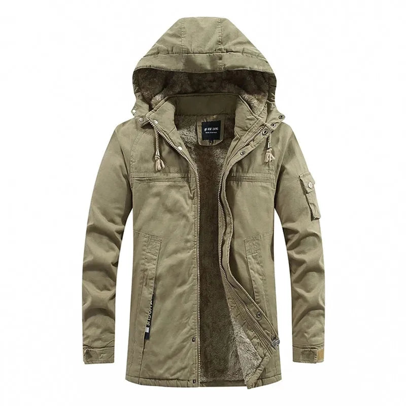 Serge | Comfortabele Fleecejack met Capuchon