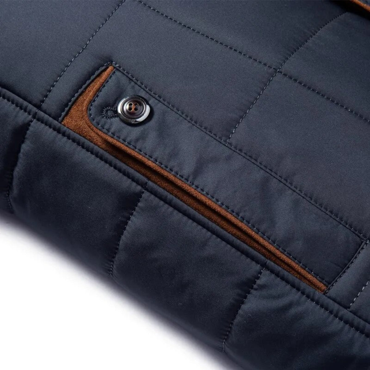 Alden | Winterjacke-Vest met Staande Kraag