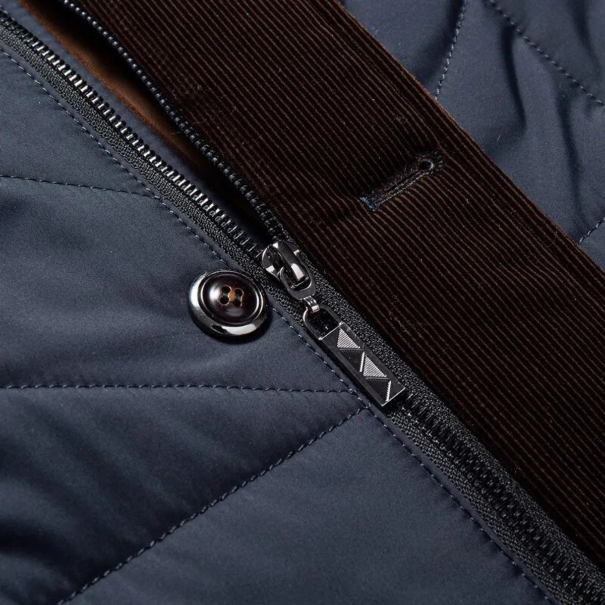 Alden | Winterjacke-Vest met Staande Kraag
