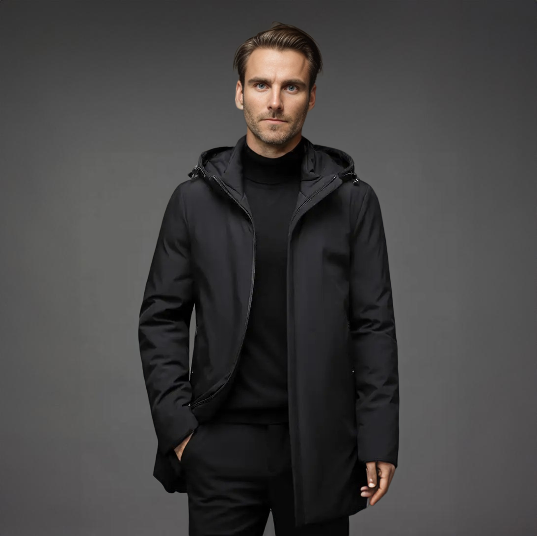 Carl | Slim Fit Lange Jas