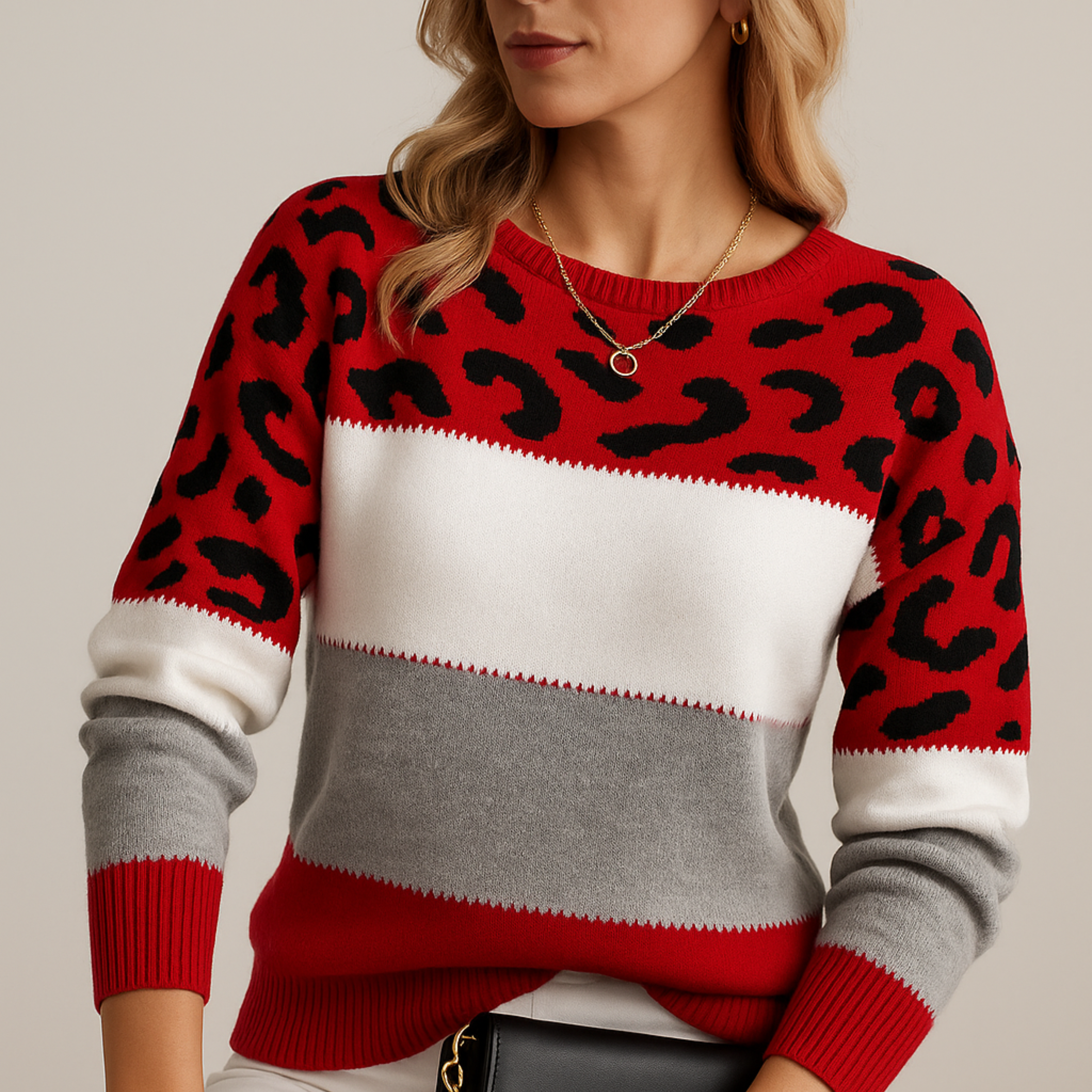 Cléa | Chic Luipaard Trui
