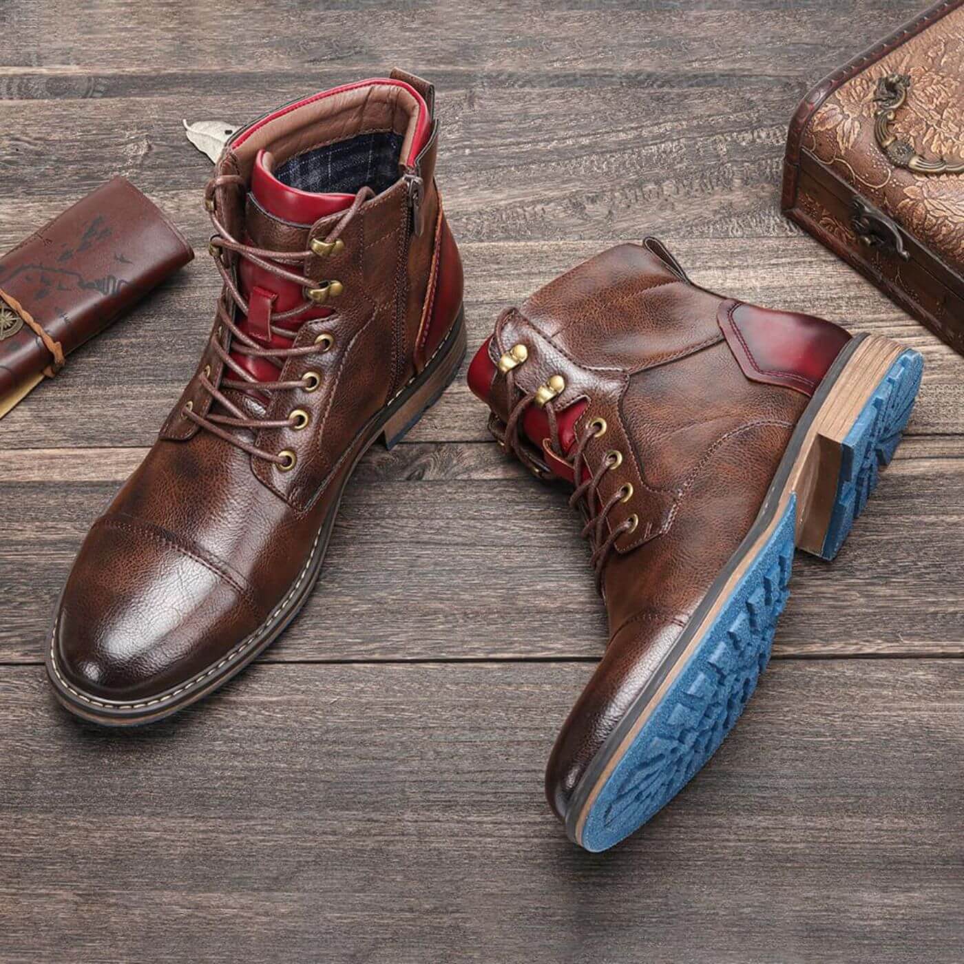 Augustin | Leren boots voor mannen