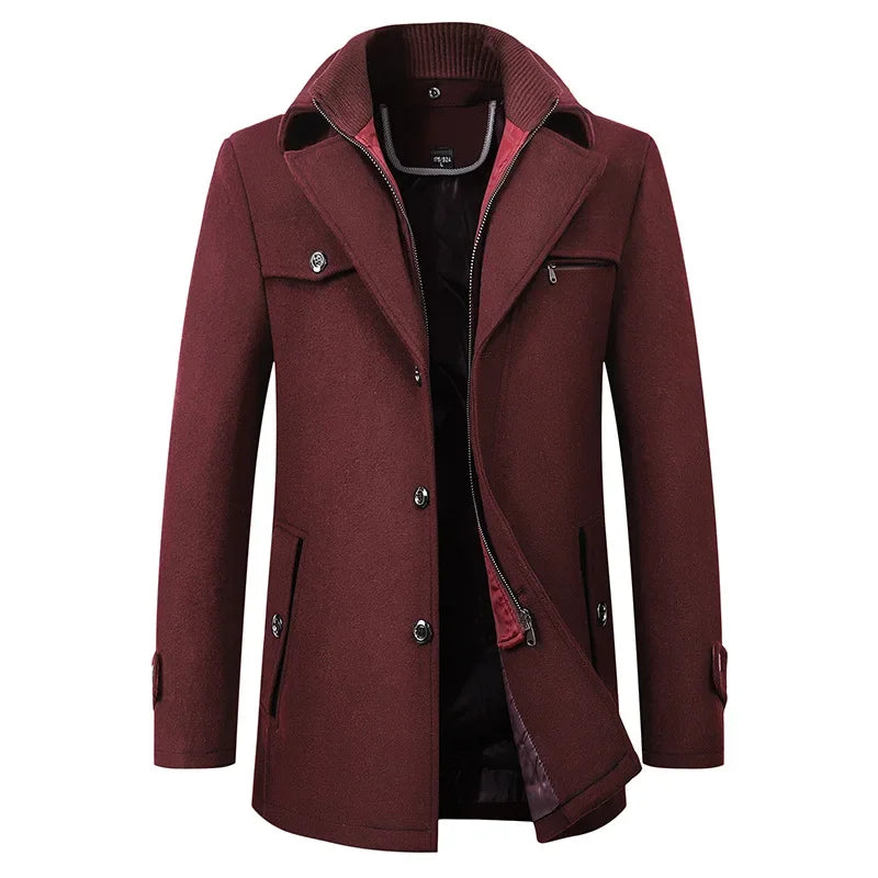 Stephon | Business Casual Verstevigde Mantel