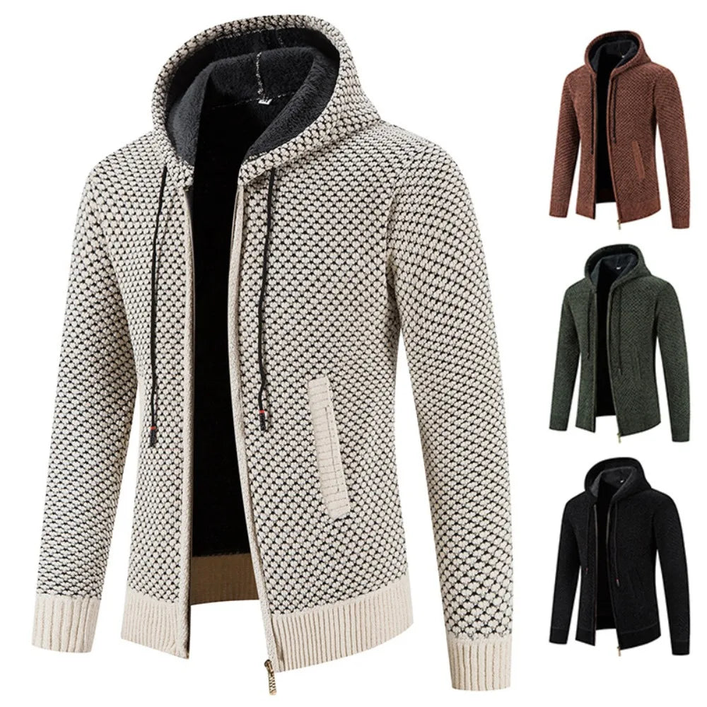Jurgen | Premium fleece gevoerde herentrui