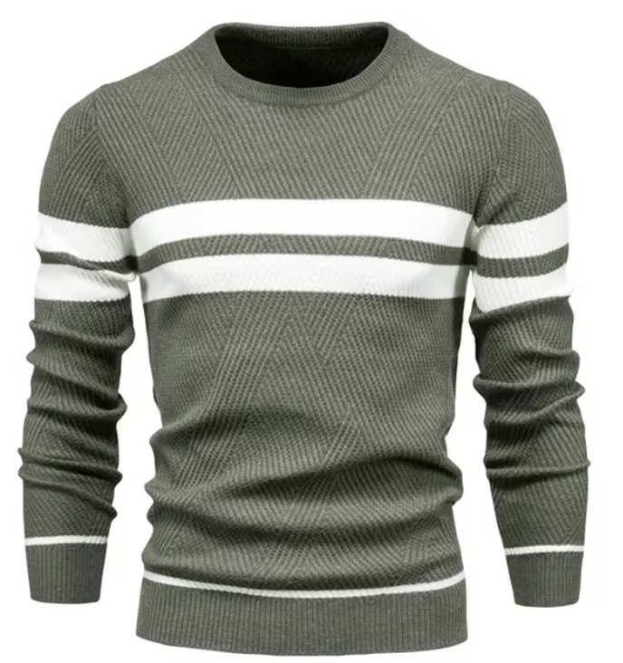 Jacob | Elegante trui voor mannen met een herringbone patroon