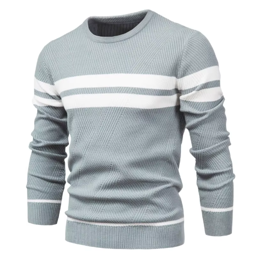 Jacob | Elegante trui voor mannen met een herringbone patroon