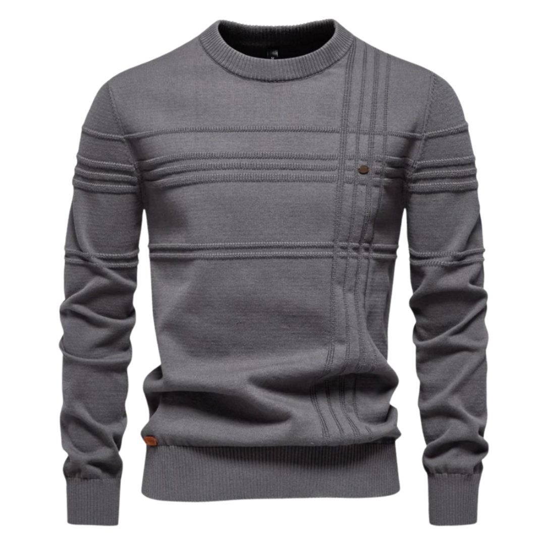 Rafael | Elegante trui voor mannen met ruitpatroon
