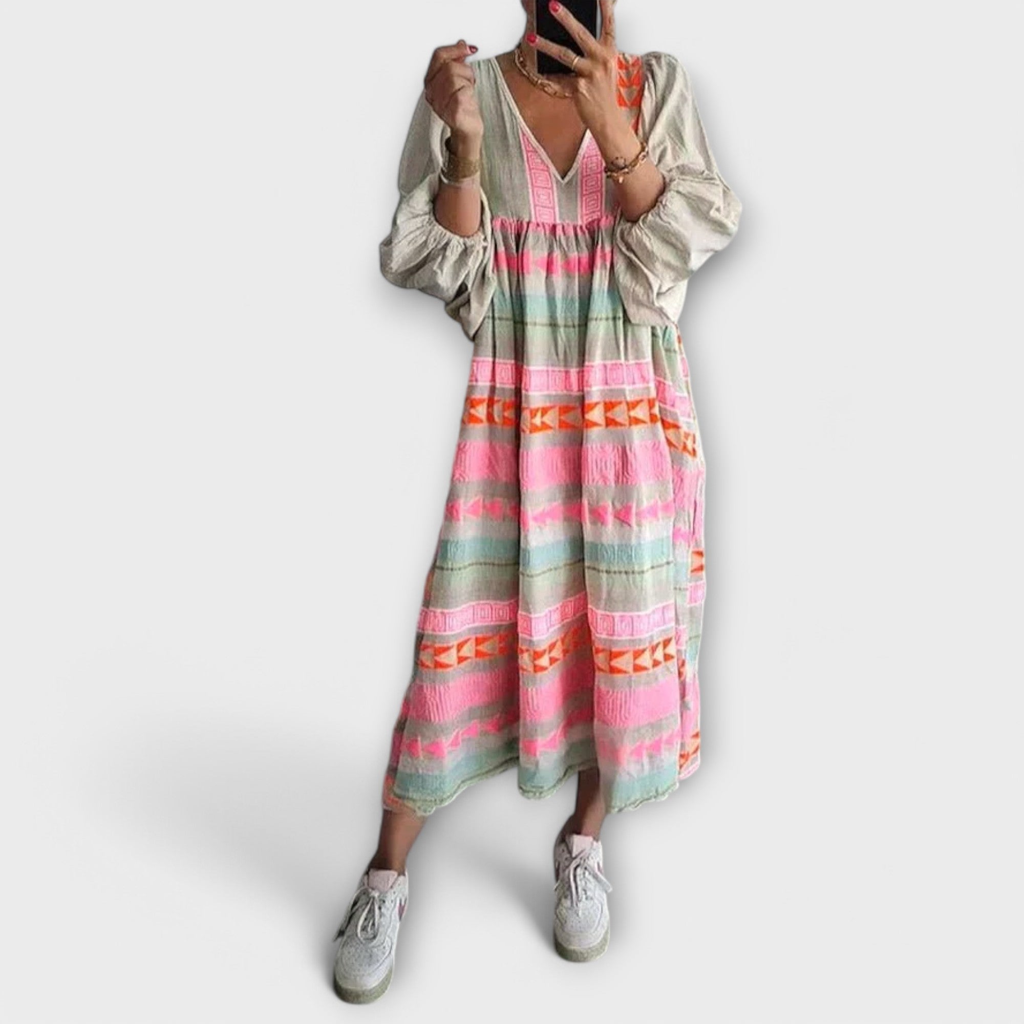 Hermine Vibrant Los Kleid