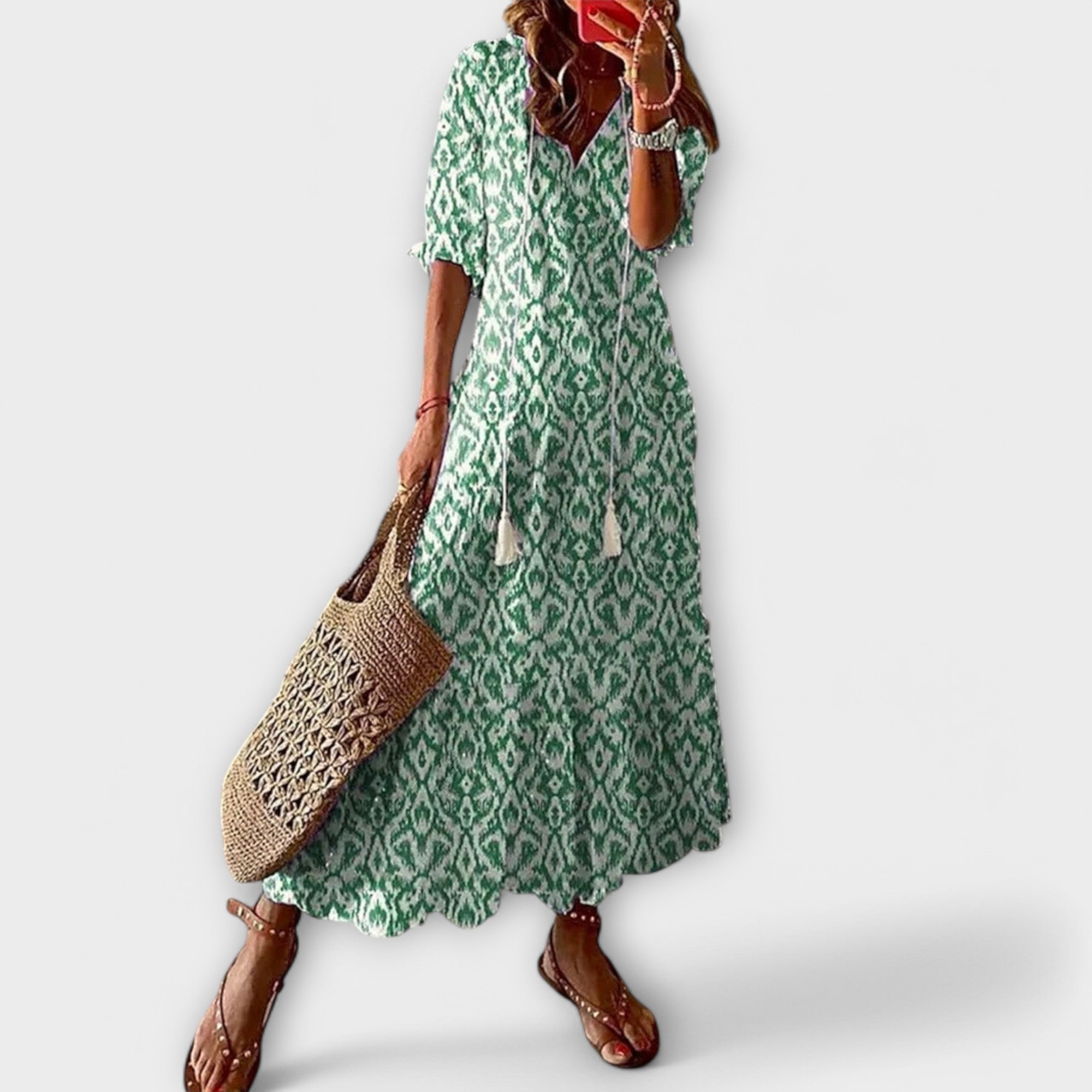Bettina - Boheemse Maxi Jurk