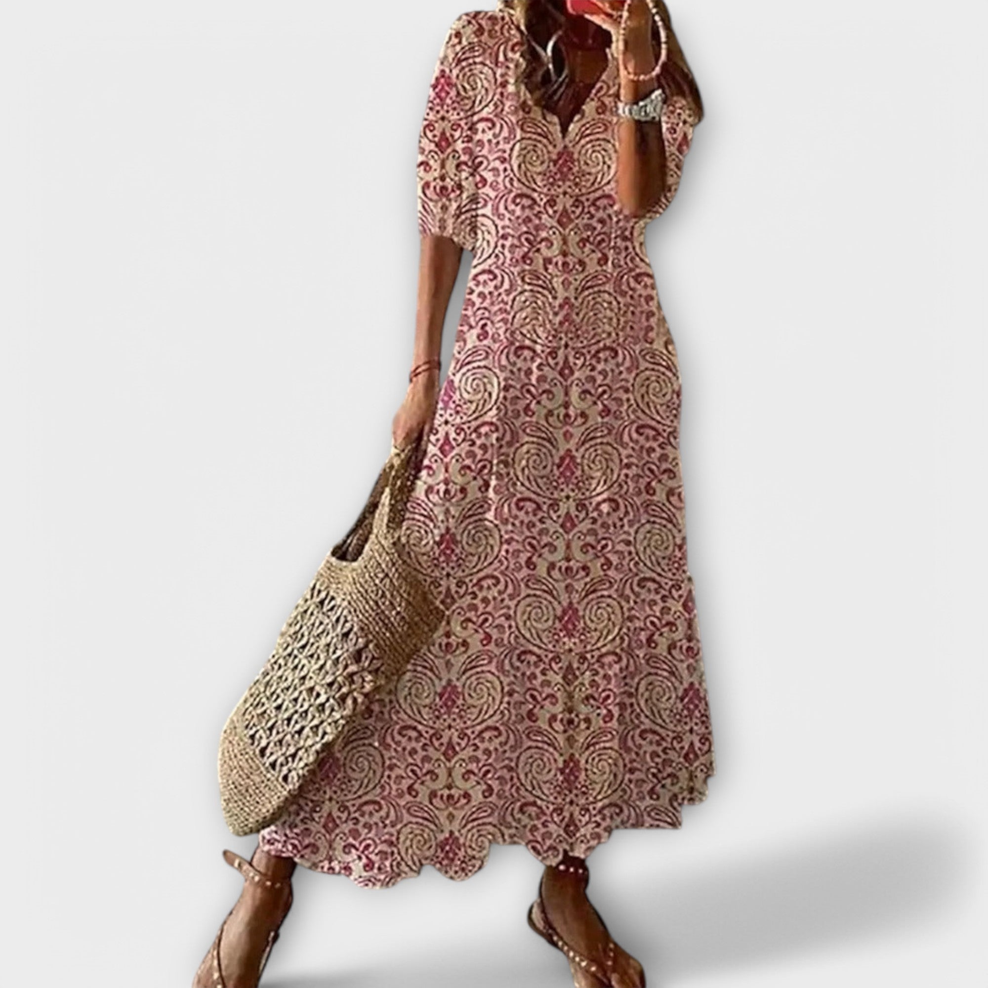 Bettina - Boheemse Maxi Jurk