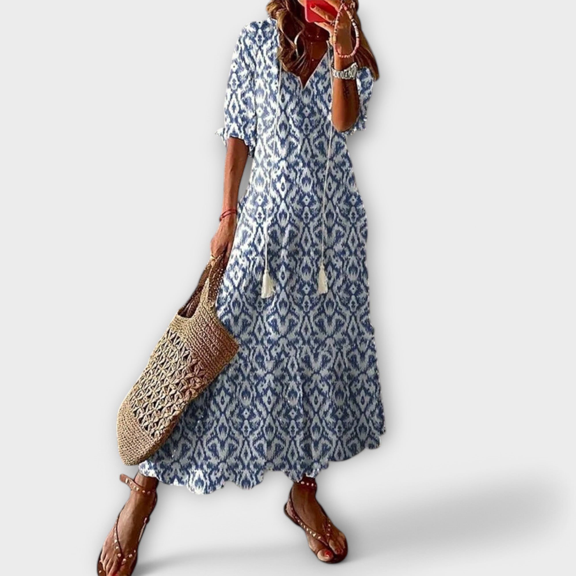 Bettina - Boheemse Maxi Jurk
